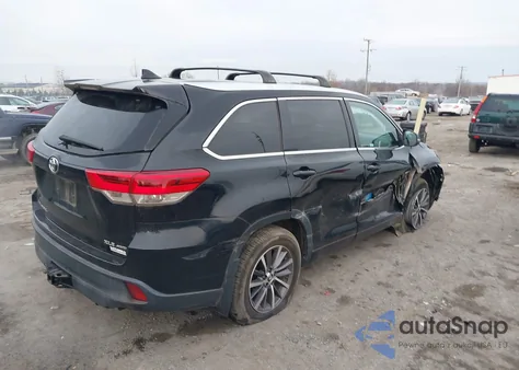 2018 Toyota Highlander Xle from USA, damaged, VIN 5TDJZRFH3JS859447